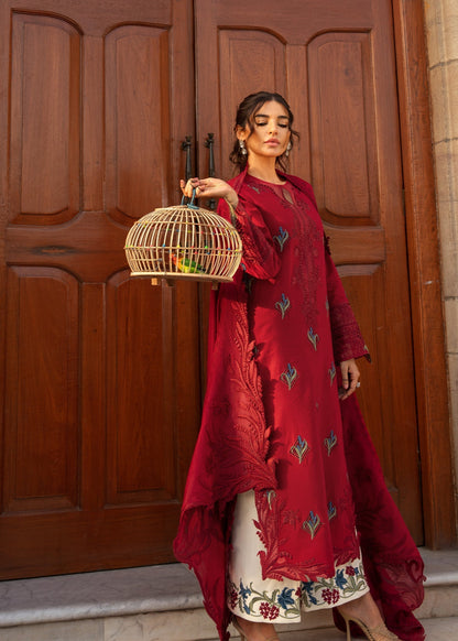 Crimson | Aaleen Winter 24 | Jurao ka Kaam - Ladies Clothes 