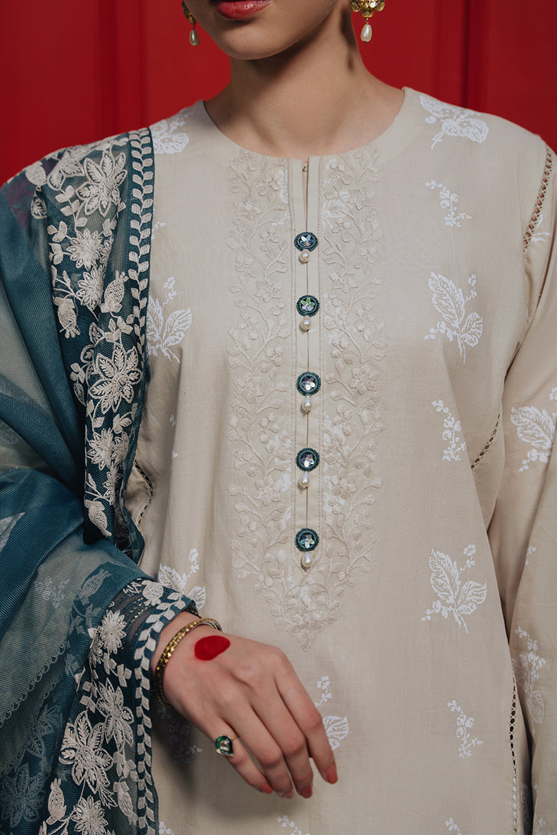 Cross Stitch | Eid Collection | DESERT SAGE - Maria Faisal