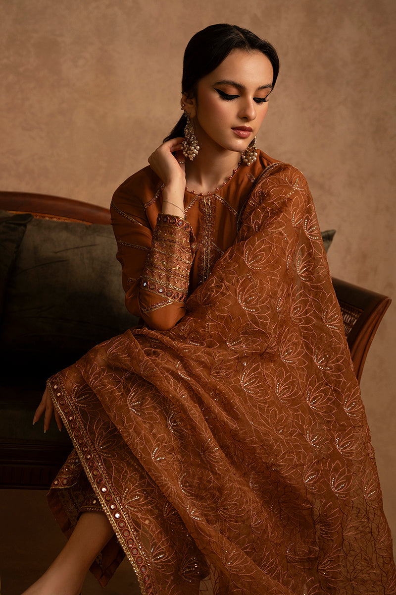 Cross Stitch | Eid Collection | AMBER GOLD - Maria Faisal