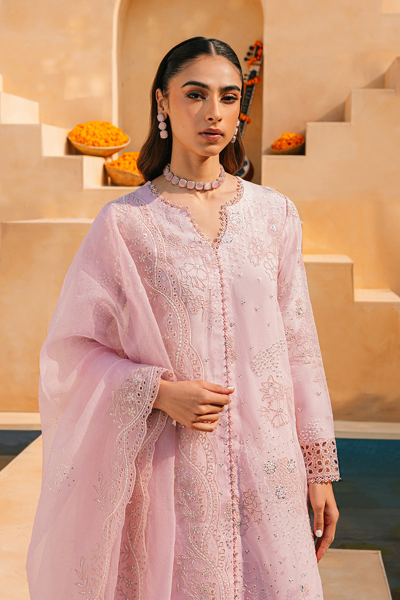 Cross Stitch | Eid Collection | MUTED PINK - Maria Faisal