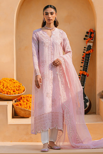 Cross Stitch | Eid Collection | MUTED PINK - Maria Faisal