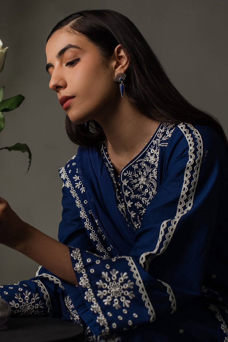 Cross Stitch | Eid Collection | MIDNIGHT BLUE - Maria Faisal