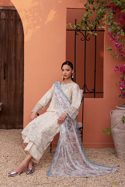 Batik | Festive Eid 26 | Cyntia - Luxury Dress - available at Maria Faisal in UK and USA.