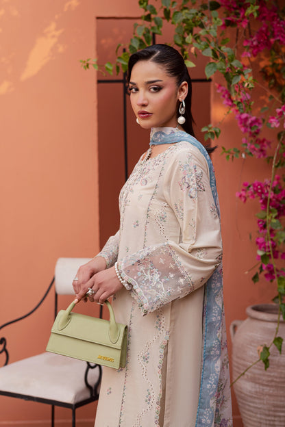 Batik | Festive Eid 26 | Cyntia - Luxury Dress - available at Maria Faisal in UK and USA.
