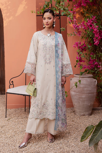 Batik | Festive Eid 26 | Cyntia - Luxury Dress - available at Maria Faisal in UK and USA.