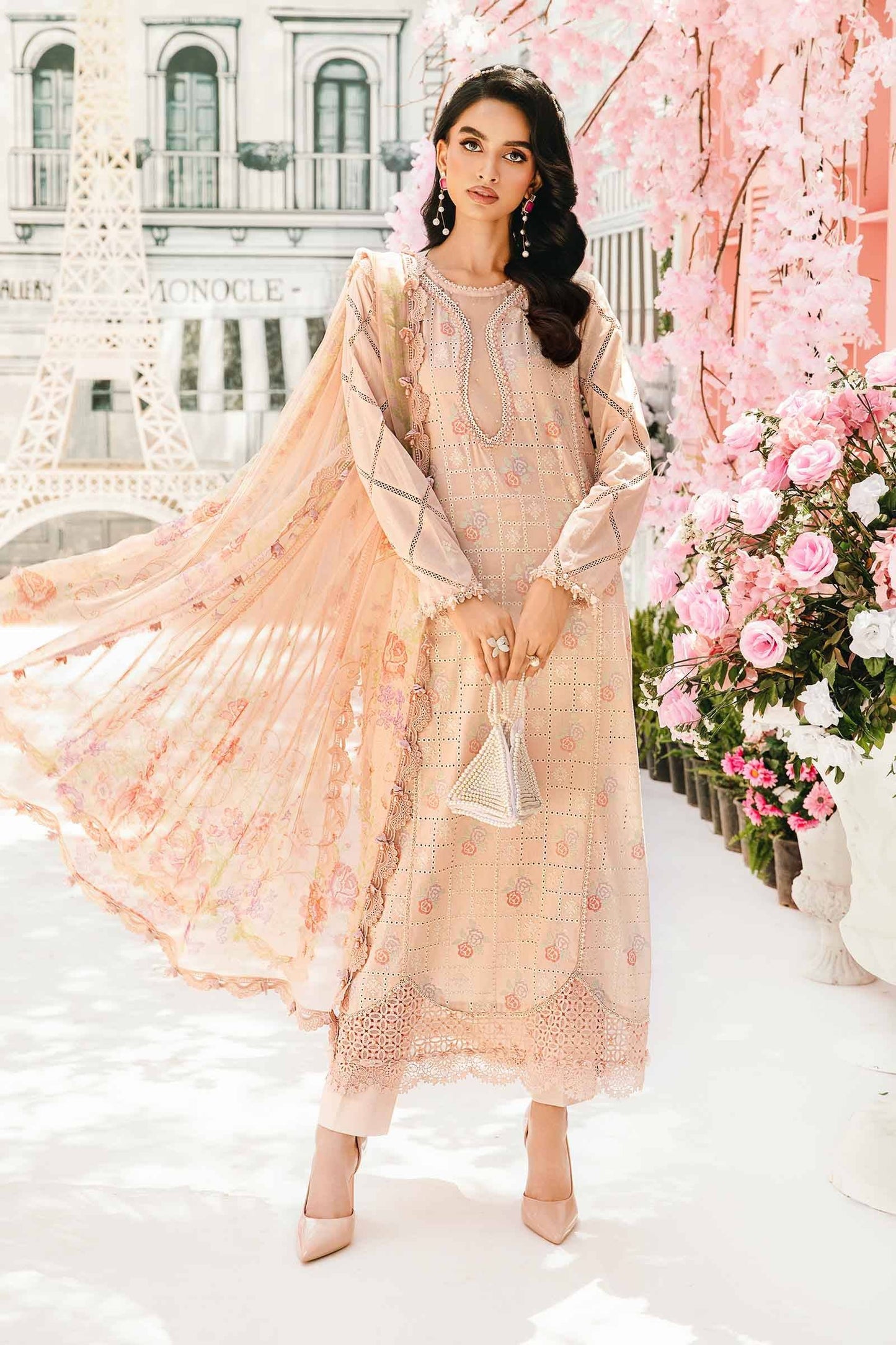Maria B | M Prints Summer 25 | MPT-2601-A by Maria Faisal - Registered Vendor of : Maria B - type : Ladies Clothes - 100% original wedding dresses