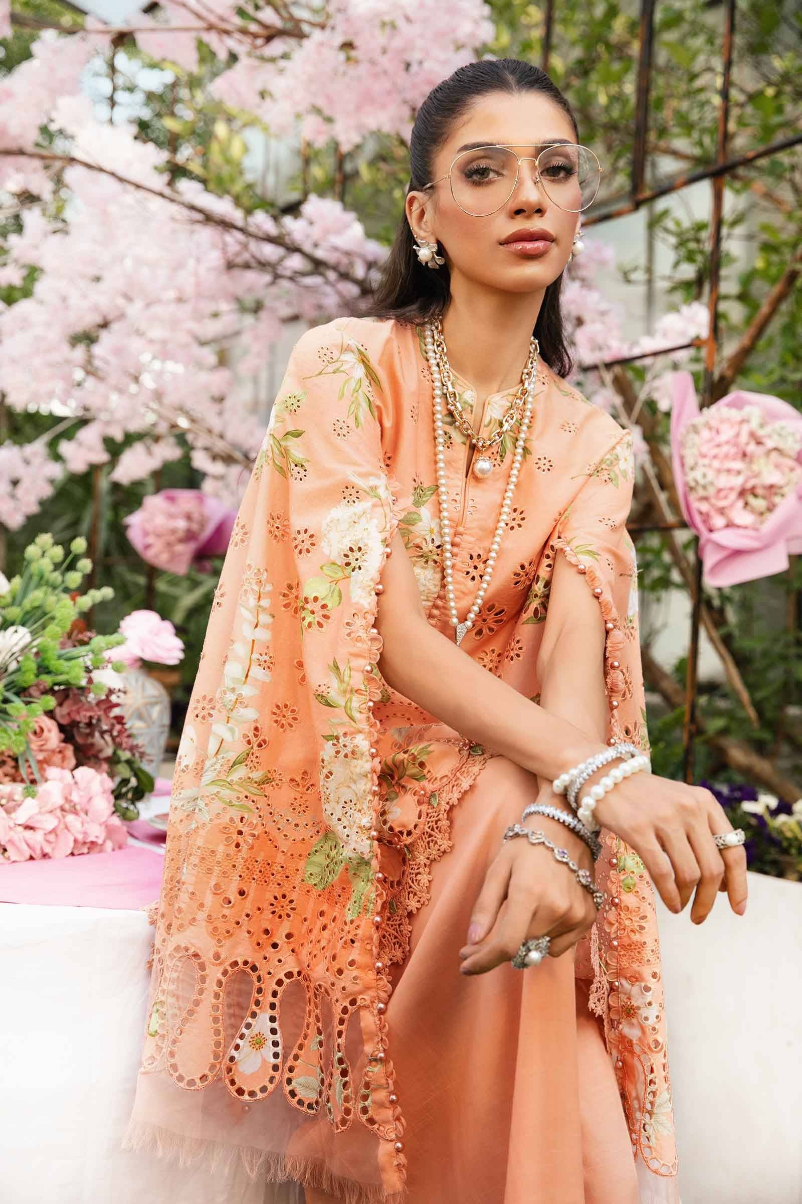 Maria B | M Prints Summer 25 | MPT-2602-A by Maria Faisal - Registered Vendor of : Maria B - type : Ladies Clothes - 100% original wedding dresses