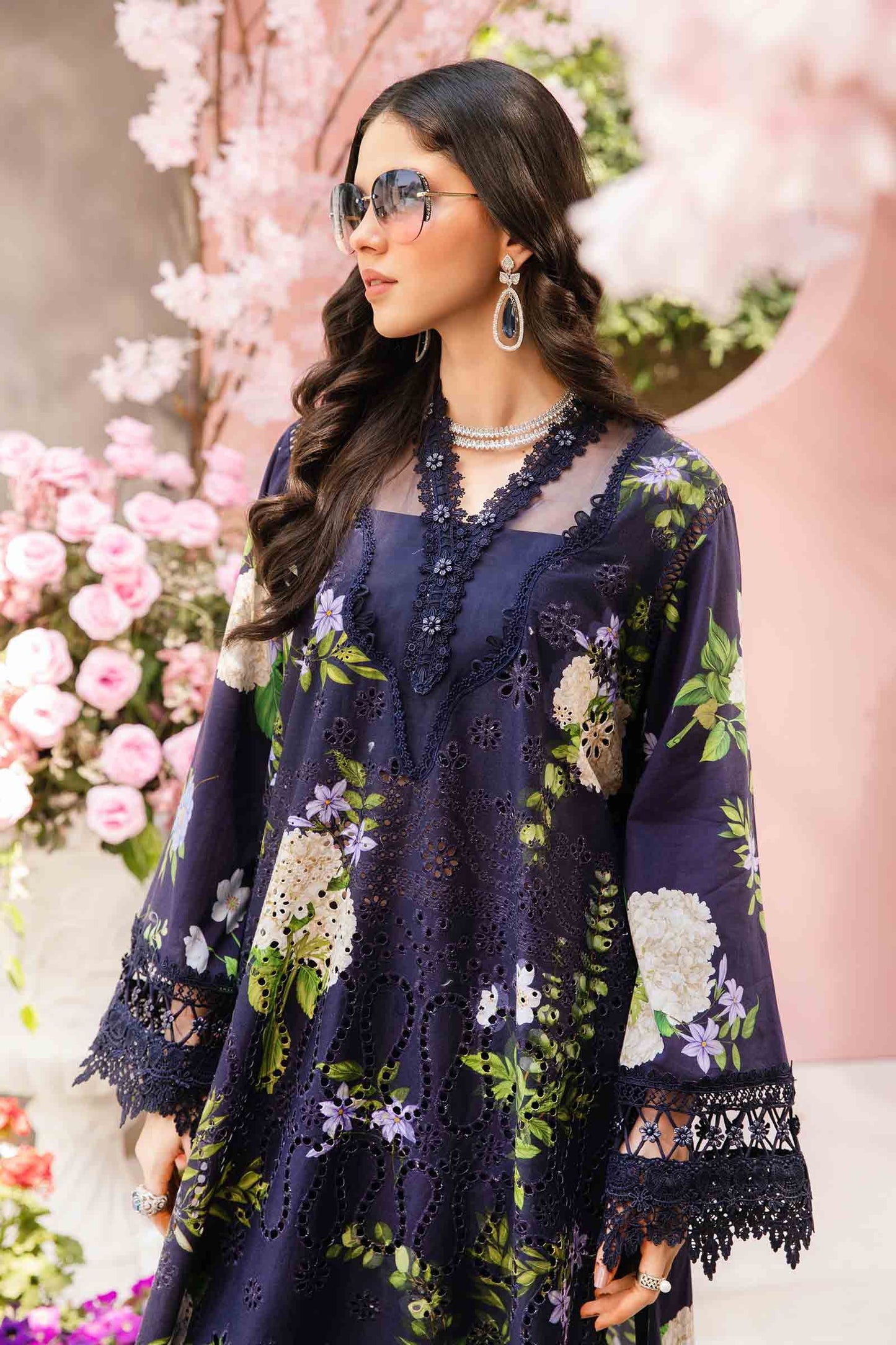Maria B | M Prints Summer 25 | MPT-2602-B by Maria Faisal - Registered Vendor of : Maria B - type : Ladies Clothes - 100% original wedding dresses