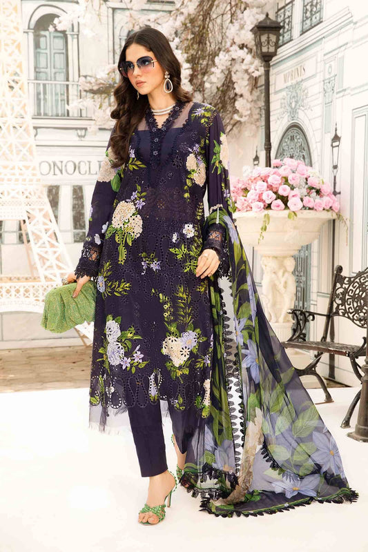 Maria B | M Prints Summer 25 | MPT-2602-B by Maria Faisal - Registered Vendor of : Maria B - type : Ladies Clothes - 100% original wedding dresses