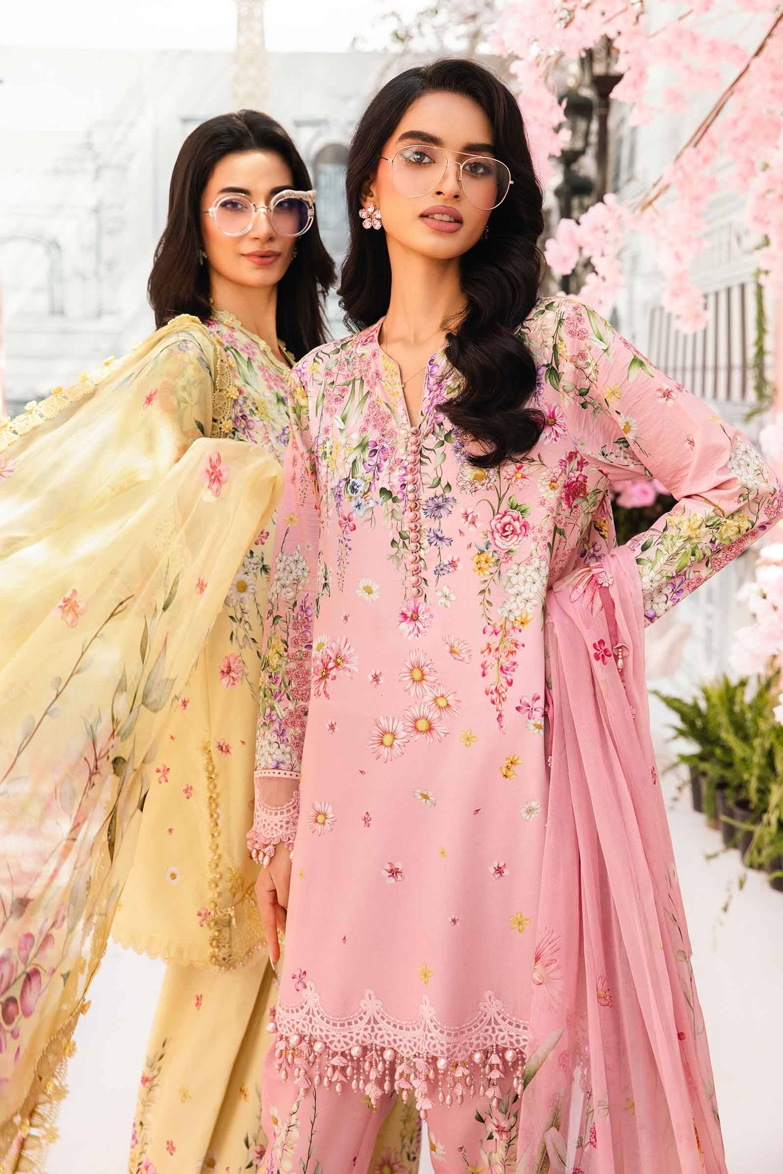 Maria B | M Prints Summer 25 | MPT-2603-A by Maria Faisal - Registered Vendor of : Maria B - type : Ladies Clothes - 100% original wedding dresses