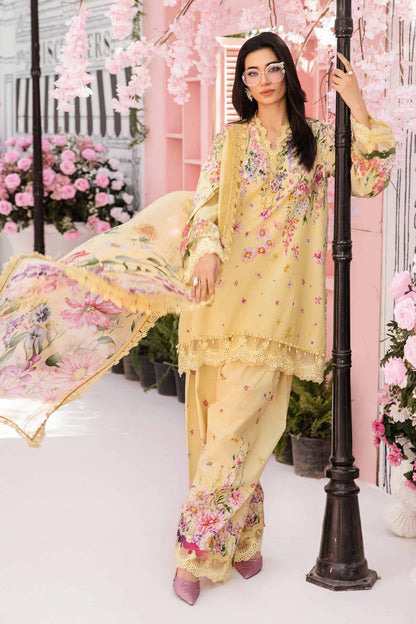 Maria B | M Prints Summer 25 | MPT-2603-A by Maria Faisal - Registered Vendor of : Maria B - type : Ladies Clothes - 100% original wedding dresses