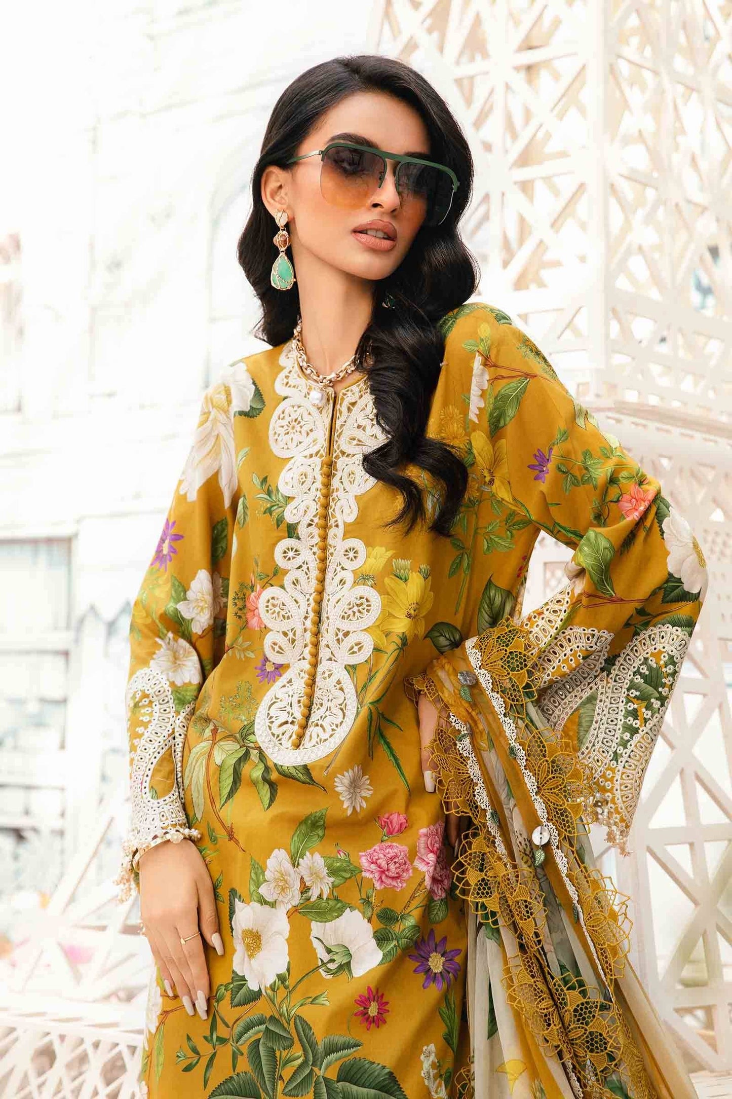 Maria B | M Prints Summer 25 | MPT-2604-B by Maria Faisal - Registered Vendor of : Maria B - type : Ladies Clothes - 100% original wedding dresses