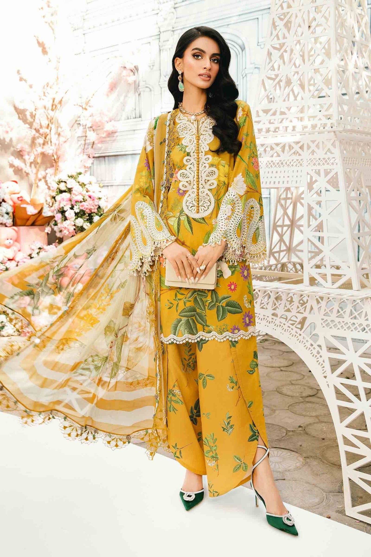 Maria B | M Prints Summer 25 | MPT-2604-B by Maria Faisal - Registered Vendor of : Maria B - type : Ladies Clothes - 100% original wedding dresses