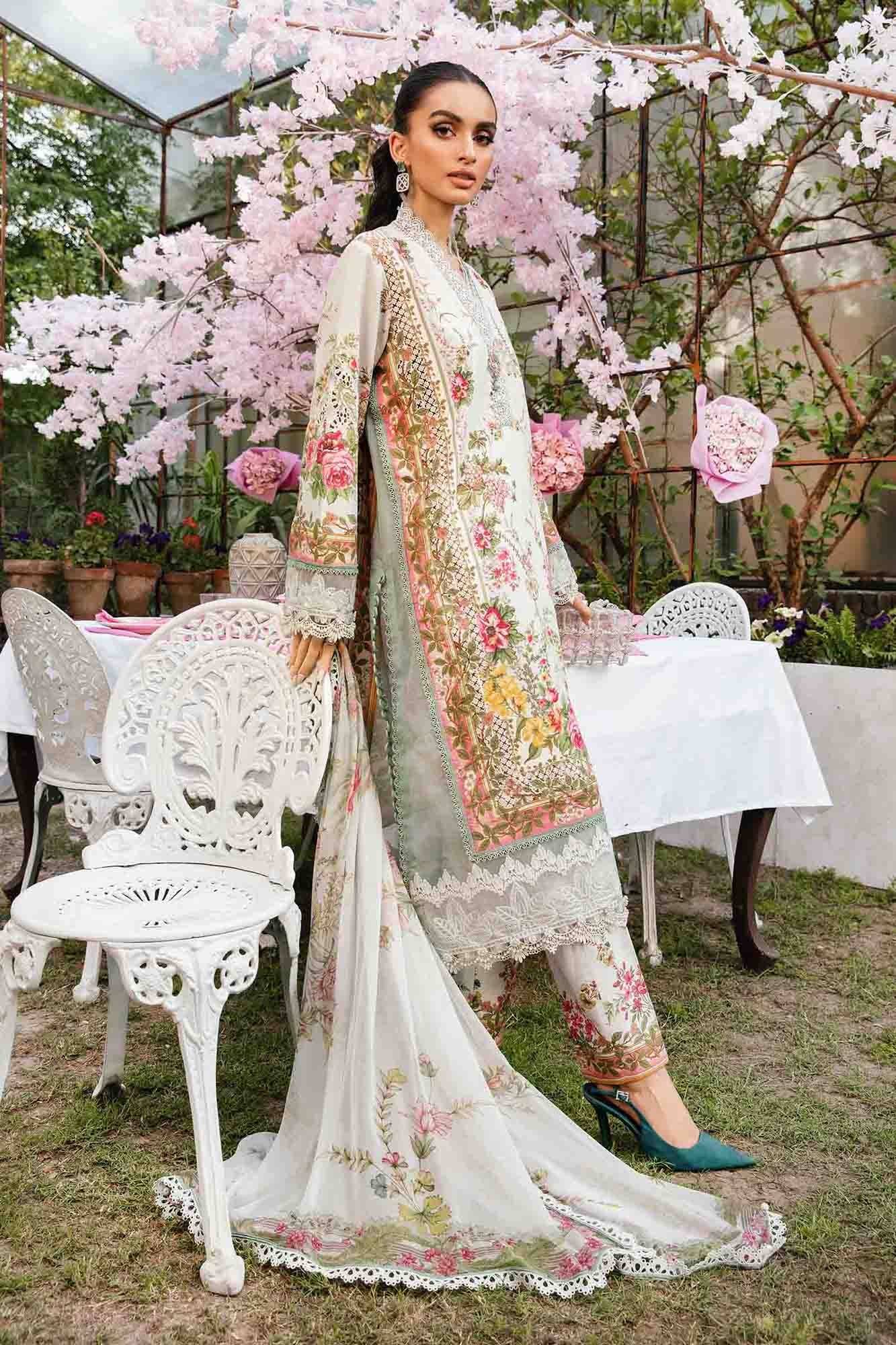 Maria B | M Prints Summer 25 | MPT-2605-B by Maria Faisal - Registered Vendor of : Maria B - type : Ladies Clothes - 100% original wedding dresses