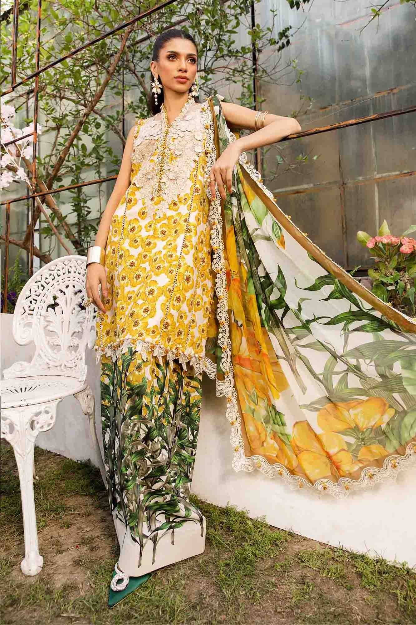 Maria B | M Prints Summer 25 | MPT-2606-A by Maria Faisal - Registered Vendor of : Maria B - type : Ladies Clothes - 100% original wedding dresses