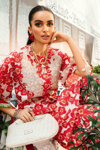 Maria B | M Prints Summer 25 | MPT-2606-B by Maria Faisal - Registered Vendor of : Maria B - type : Ladies Clothes - 100% original wedding dresses