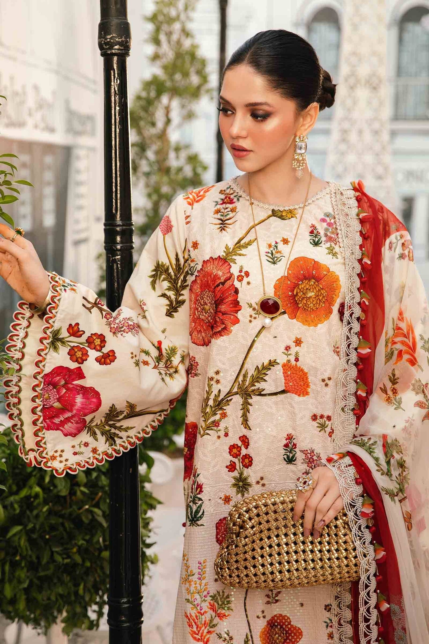 Maria B | M Prints Summer 25 | MPT-2607-A by Maria Faisal - Registered Vendor of : Maria B - type : Ladies Clothes - 100% original wedding dresses
