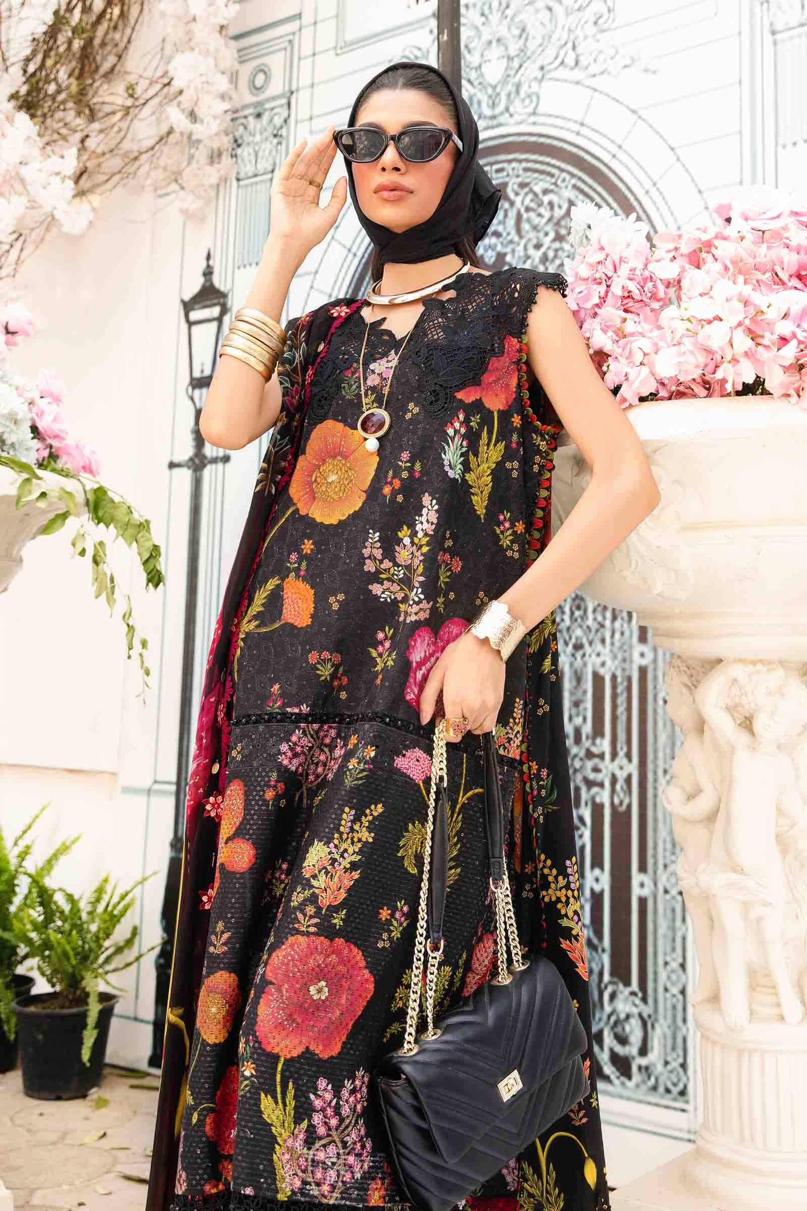 Maria B | M Prints Summer 25 | MPT-2607-B by Maria Faisal - Registered Vendor of : Maria B - type : Ladies Clothes - 100% original wedding dresses