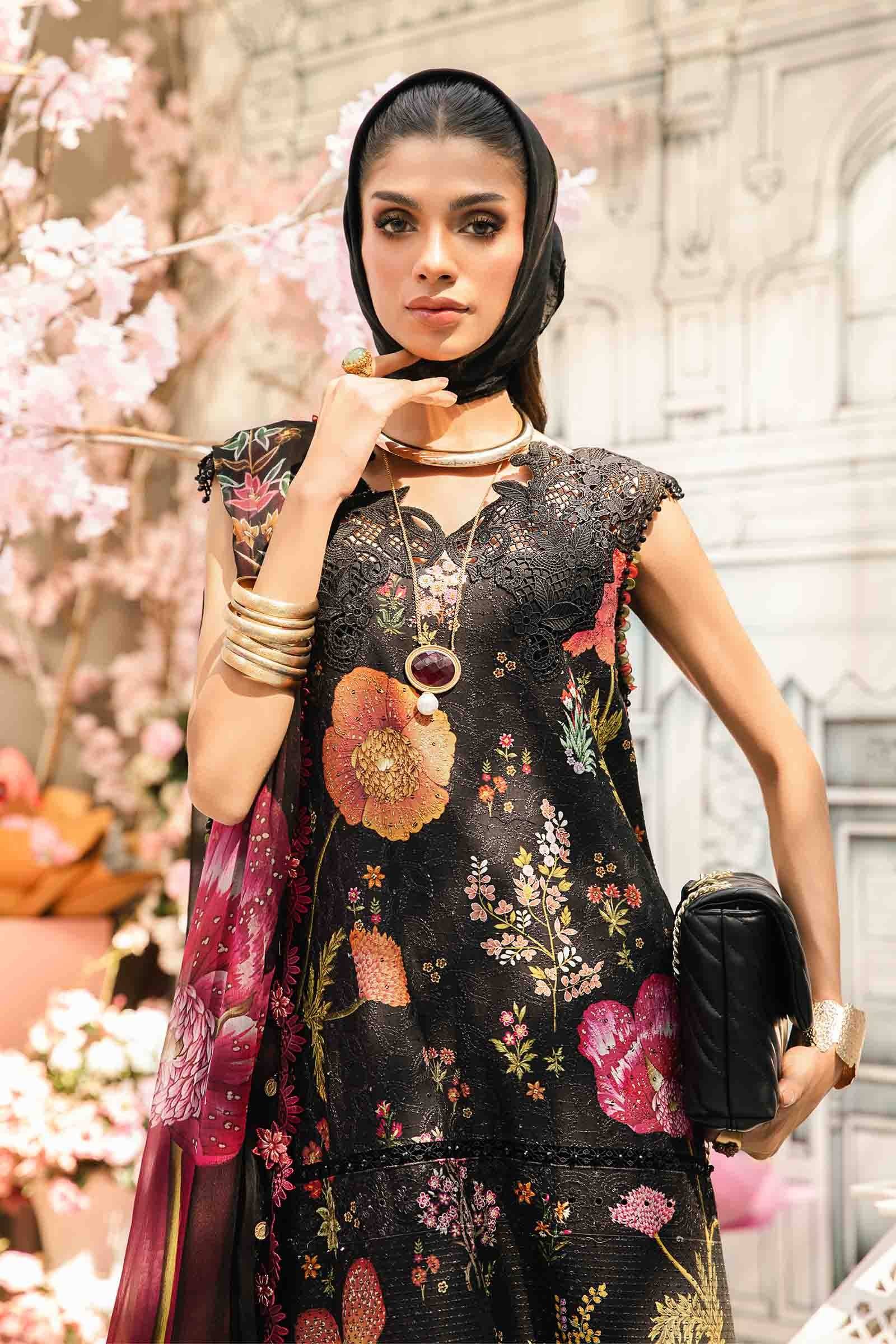 Maria B | M Prints Summer 25 | MPT-2607-B by Maria Faisal - Registered Vendor of : Maria B - type : Ladies Clothes - 100% original wedding dresses