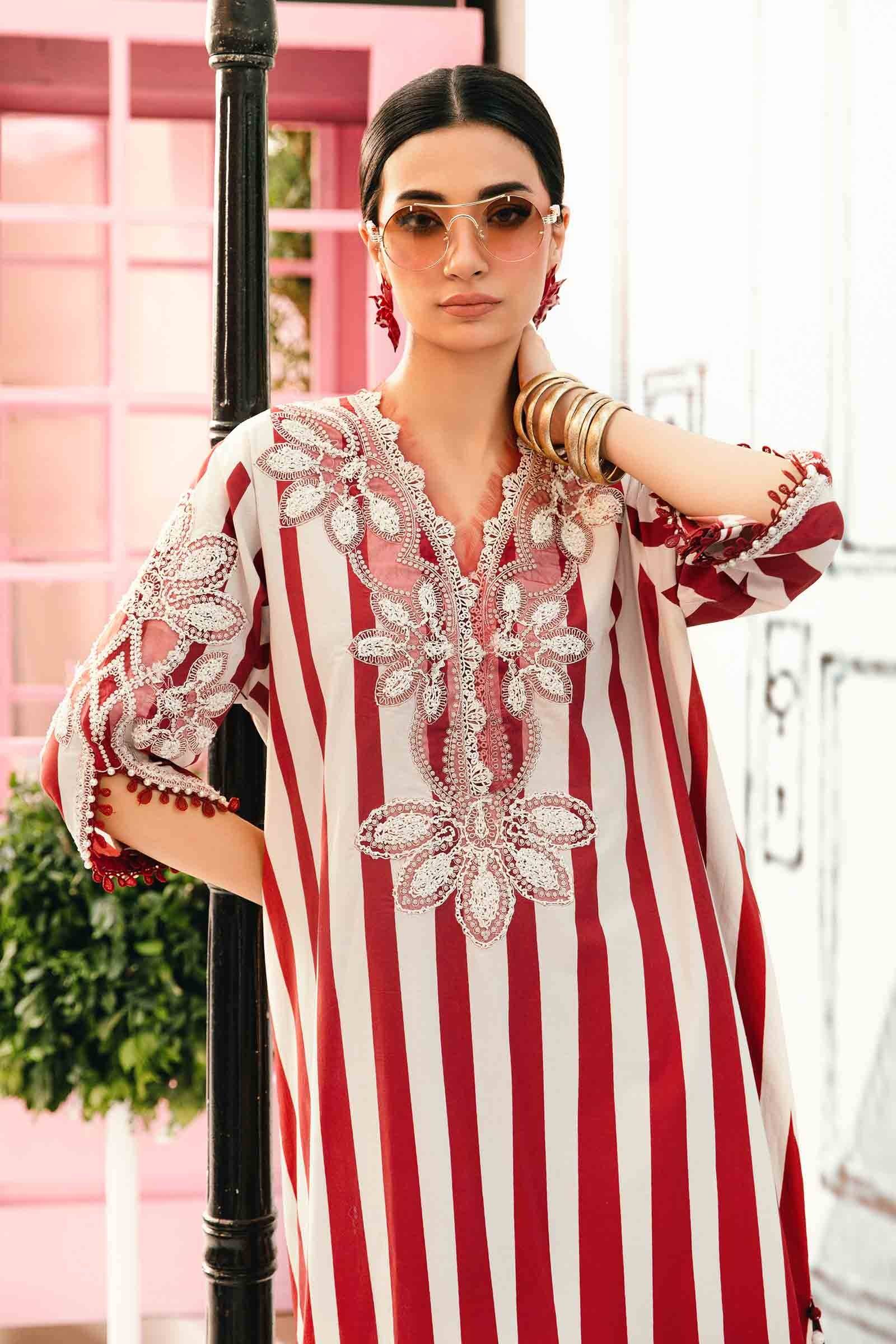 Maria B | M Prints Summer 25 | MPT-2609-A by Maria Faisal - Registered Vendor of : Maria B - type : Ladies Clothes - 100% original wedding dresses