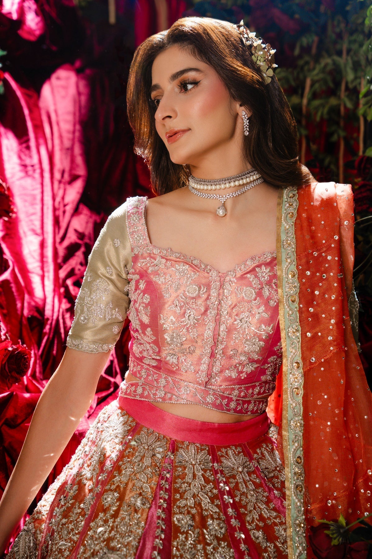 Sable Vogue | Laal Bagh Bridal Collection | SLB-1350 - Bridal Dress - available at Maria Faisal in UK and USA.