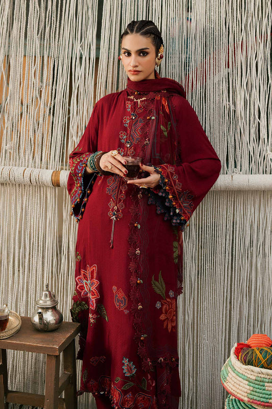 Maria B | M Prints Winter Fall 2026 | MPT-3110-A - Luxury Dress - available at Maria Faisal in UK and USA.