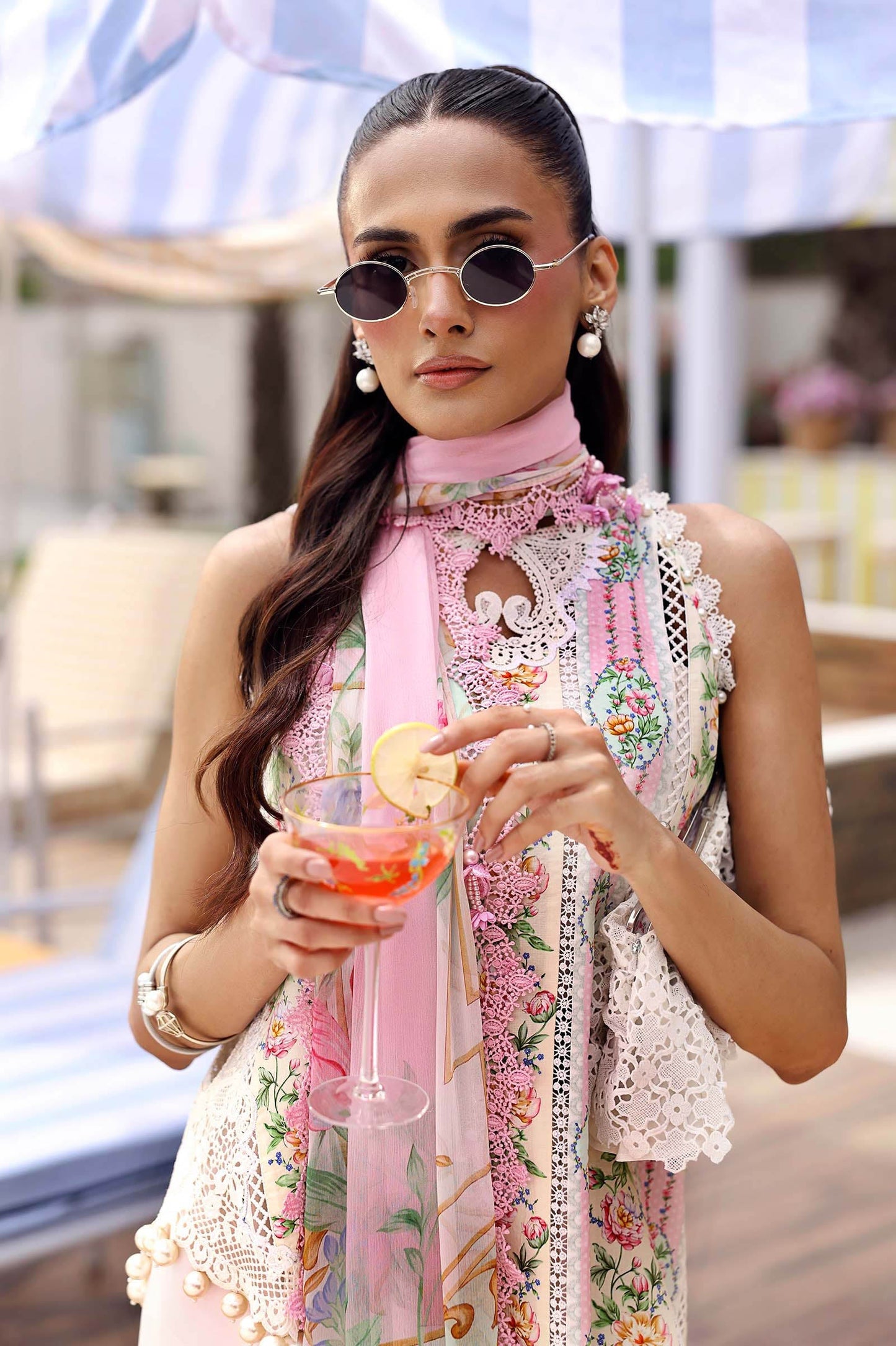 Maria B | M Prints 26 | MPT-3010-A - Luxury Dress - available at Maria Faisal in UK and USA.