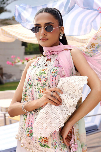 Maria B | M Prints 26 | MPT-3010-A - Luxury Dress - available at Maria Faisal in UK and USA.
