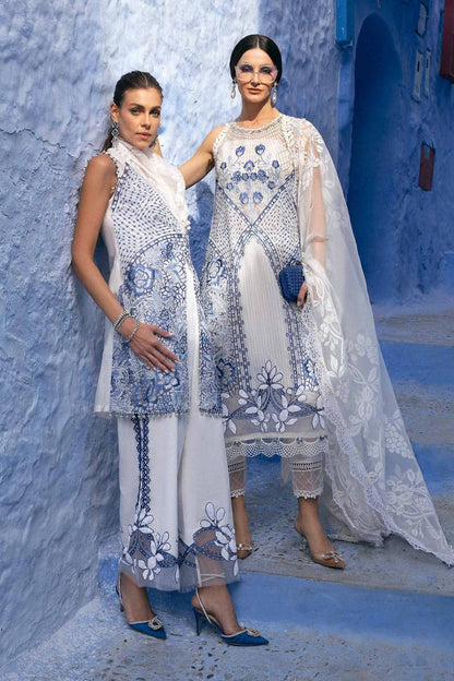 Maria B | Luxury Lawn 25 | D-2510-A by Maria Faisal - Registered Vendor of : Maria B - type : Ladies Clothes - 100% original wedding dresses