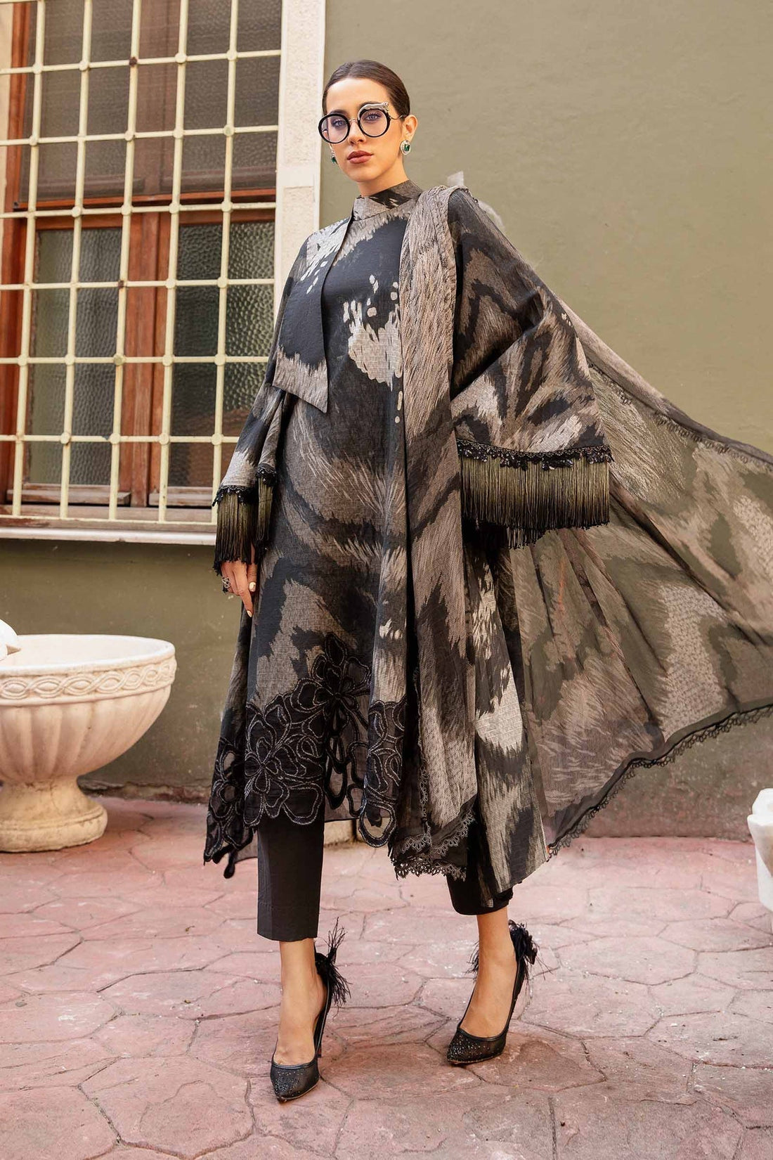 Maria B | M Prints Fall Edit 24 | MPT-2310-A - Ladies Clothes - Maria Faisal