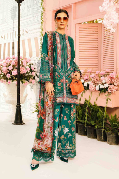 Maria B | M Prints Summer 25 | MPT-2610-A by Maria Faisal - Registered Vendor of : Maria B - type : Ladies Clothes - 100% original wedding dresses