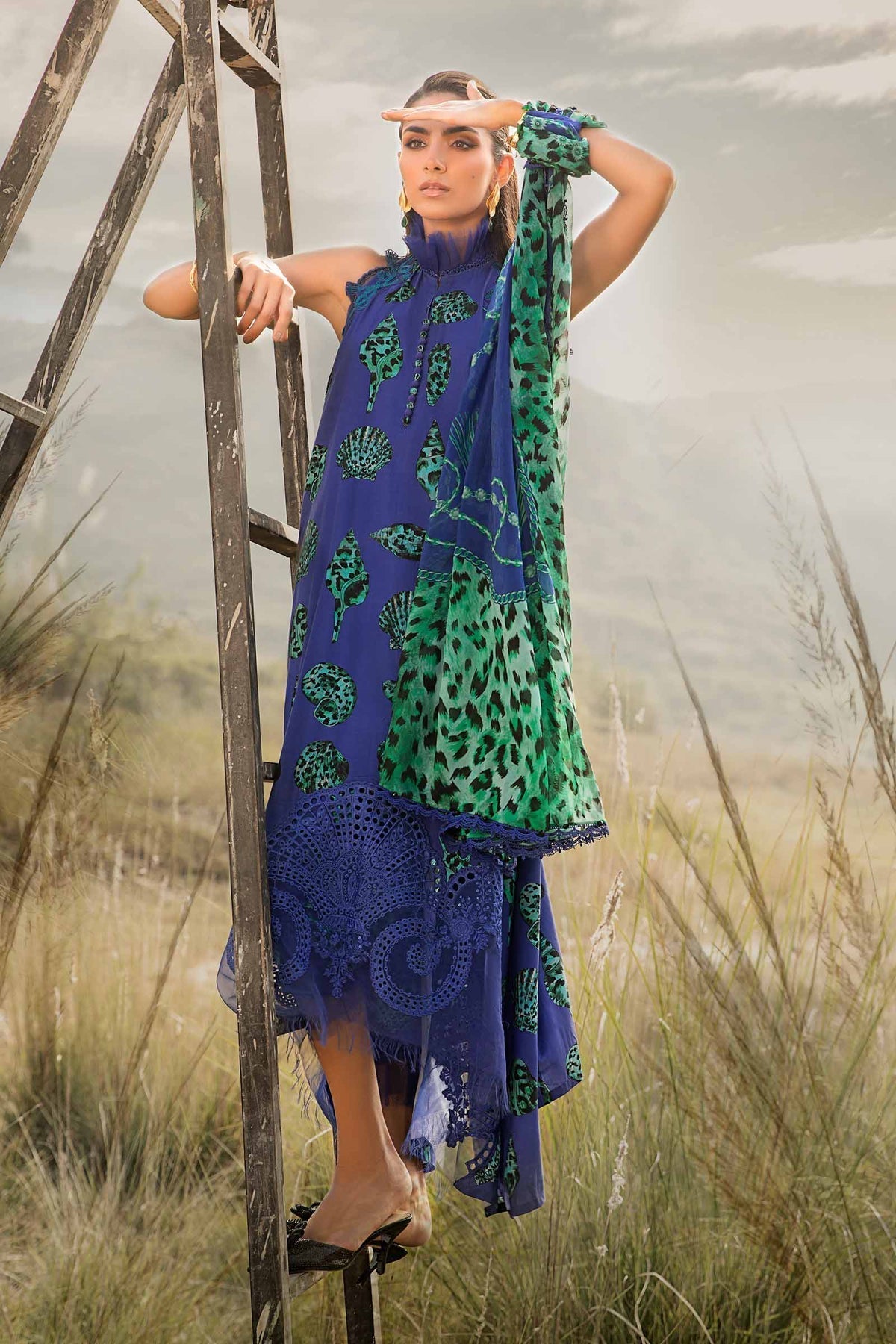 Maria B | M Prints Winter 24 | MPT-2410-A - Ladies Clothes - Maria Faisal