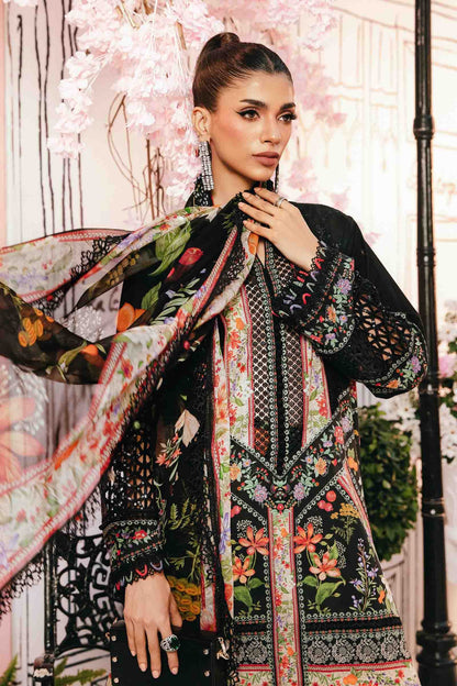 Maria B | M Prints Summer 25 | MPT-2610-B by Maria Faisal - Registered Vendor of : Maria B - type : Ladies Clothes - 100% original wedding dresses