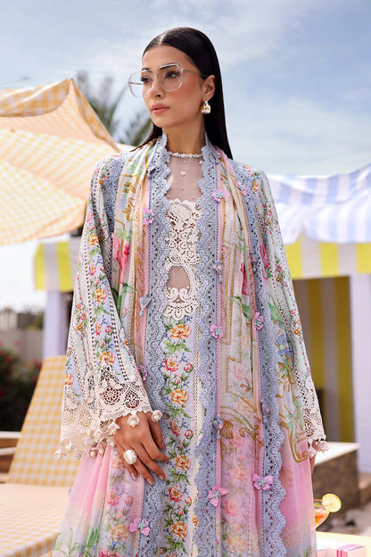 Maria B | M Prints 26 | MPT-3010-B - Luxury Dress - available at Maria Faisal in UK and USA.