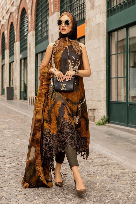 Maria B | M Prints Fall Edit 24 | MPT-2310-B - Ladies Clothes - Maria Faisal