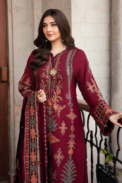 Maria B | Winter Luxe 24 | Velvet DL-1210 - Ladies Clothes - Maria Faisal