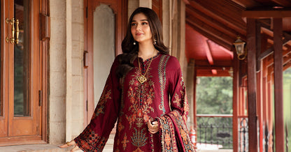 Maria B | Winter Luxe 24 | Velvet DL-1210 - Ladies Clothes - Maria Faisal