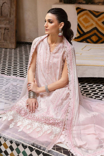 Maria B | Luxury Lawn 25 | D-2511-A by Maria Faisal - Registered Vendor of : Maria B - type : Ladies Clothes - 100% original wedding dresses