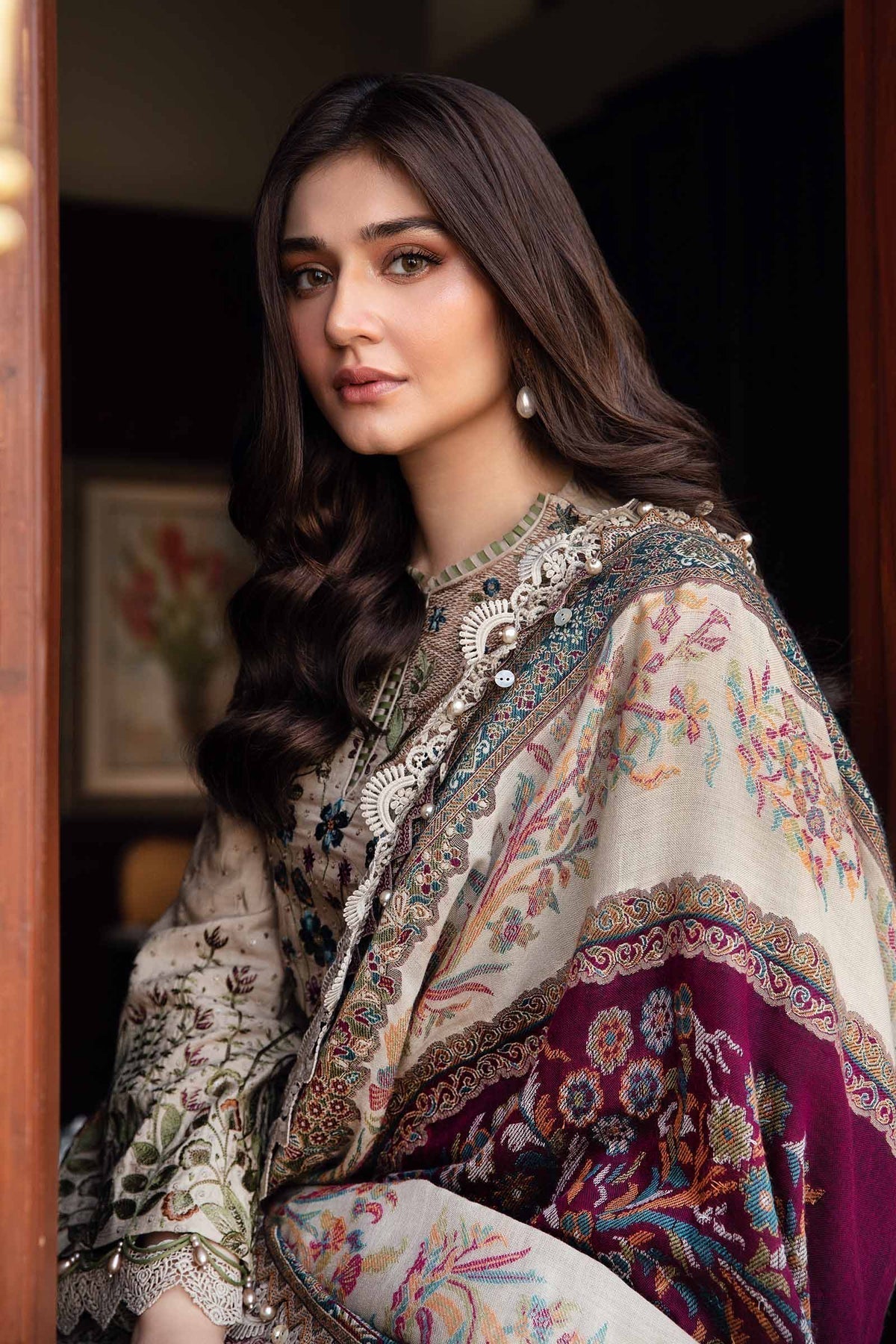 Maria B | Winter Luxe 24 | DL-1211 - Ladies Clothes - Maria Faisal