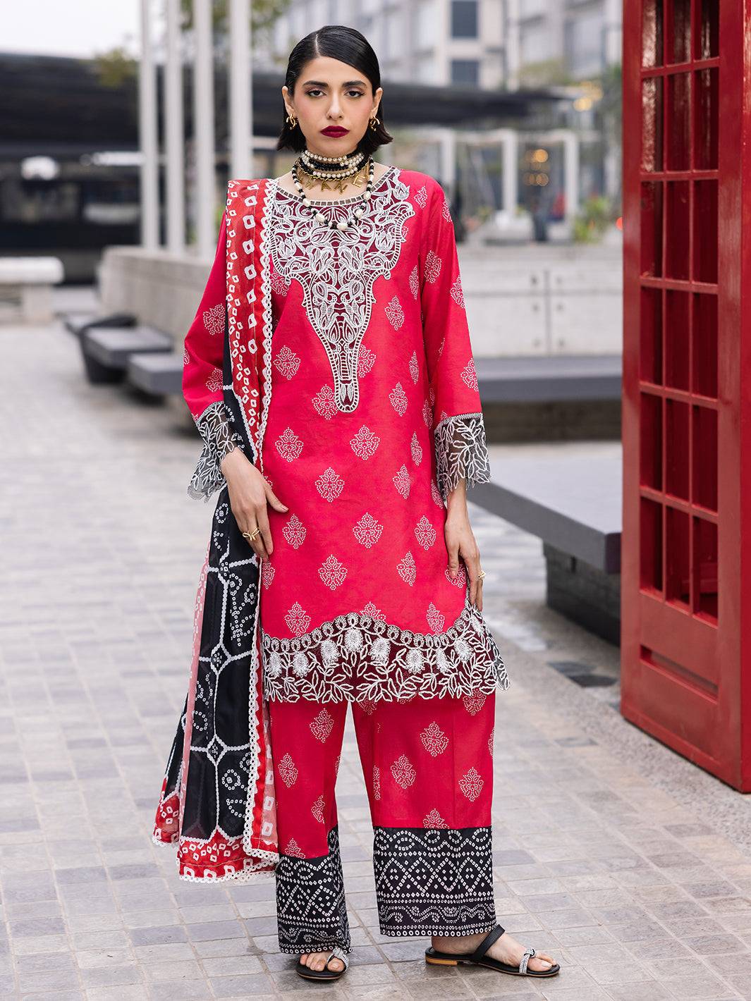 Mahnur | Broadway Luxury Lawn 25 | Azelea by Maria Faisal - Registered Vendor of : Mahnur - type : Ladies Clothes - 100% original wedding dresses