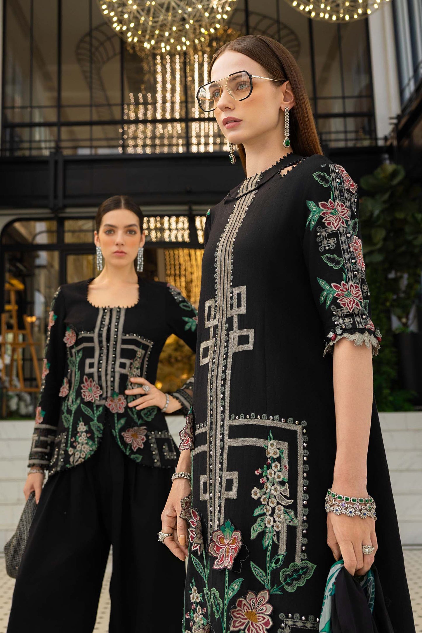 Maria B | luxury Lawn 26 | EL-26-11 - Luxury Dress - available at Maria Faisal in UK and USA.