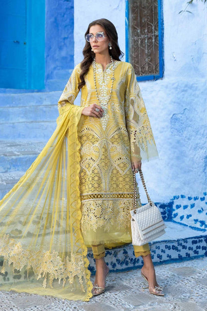 Maria B | Luxury Lawn 25 | D-2512-A by Maria Faisal - Registered Vendor of : Maria B - type : Ladies Clothes - 100% original wedding dresses
