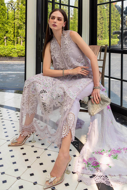 Maria B | luxury Lawn 26 | EL-26-12 - Luxury Dress - available at Maria Faisal in UK and USA.