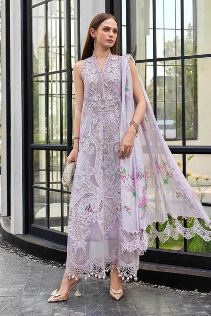 Maria B | luxury Lawn 26 | EL-26-12 - Luxury Dress - available at Maria Faisal in UK and USA.