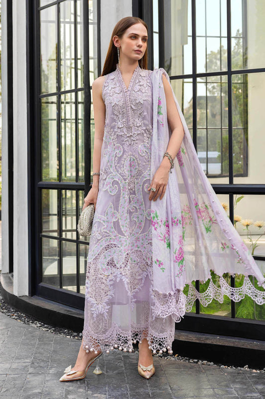 Maria B | luxury Lawn 26 | EL-26-12 - Luxury Dress - available at Maria Faisal in UK and USA.