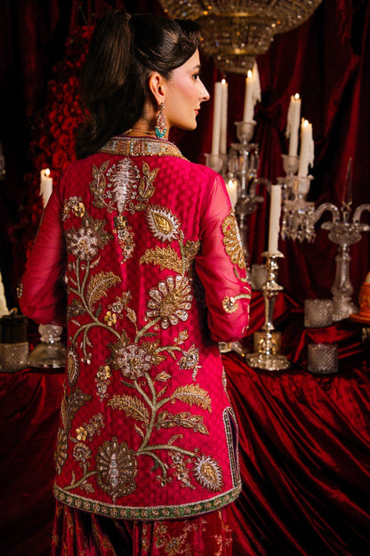Sable Vogue | Laal Bagh Bridal Collection |SLB-1187 - Bridal Dress - available at Maria Faisal in UK and USA.
