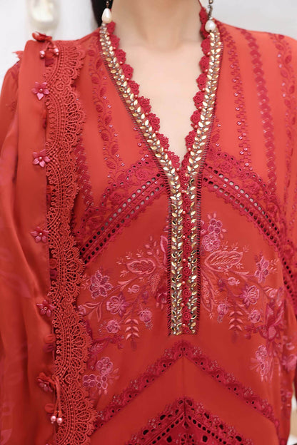 Maria B | luxury Lawn 26 | EL-26-13 - Luxury Dress - available at Maria Faisal in UK and USA.