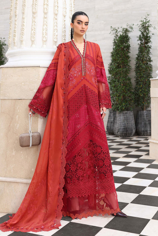 Maria B | luxury Lawn 26 | EL-26-13 - Luxury Dress - available at Maria Faisal in UK and USA.