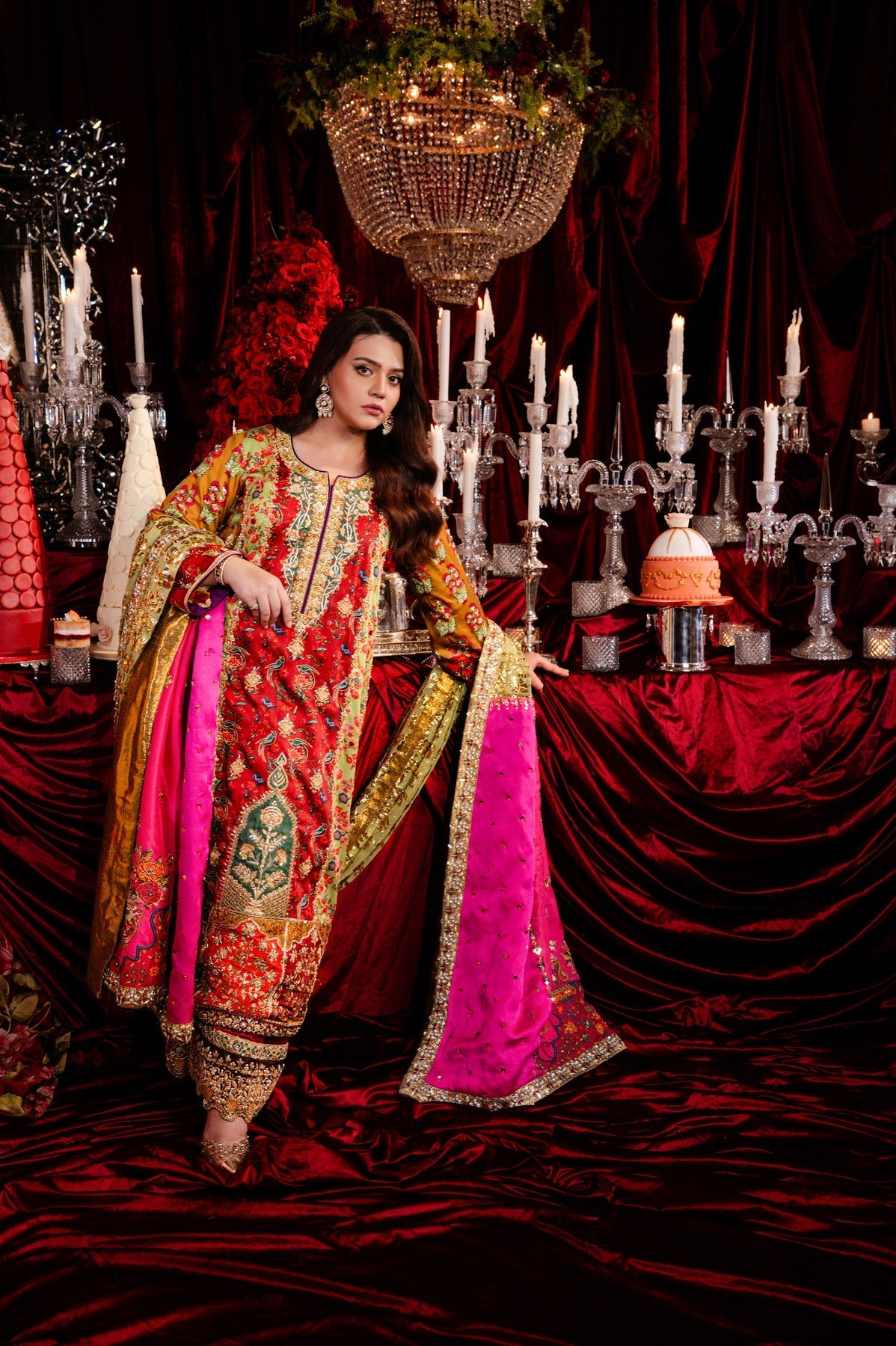 Sable Vogue | Laal Bagh Bridal Collection |SLB-1573 - Bridal Dress - available at Maria Faisal in UK and USA.