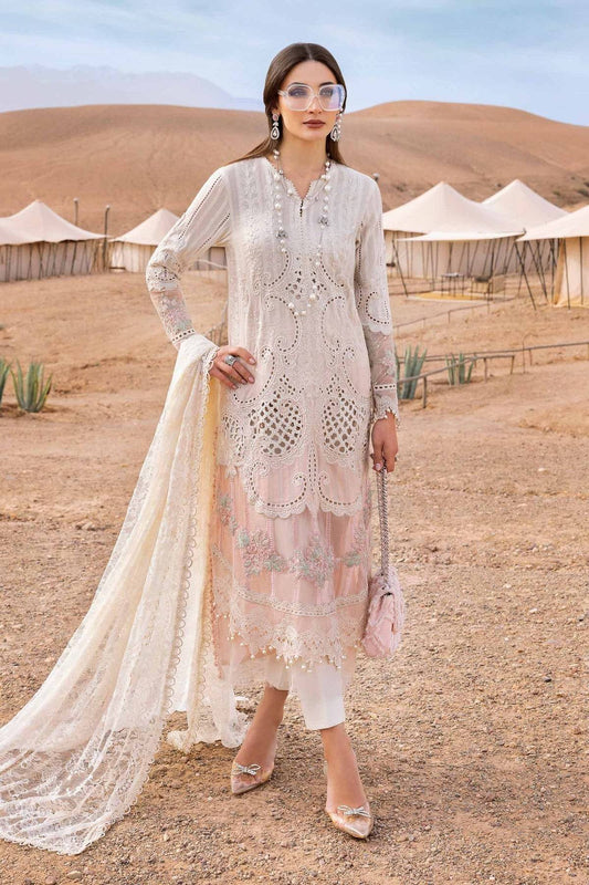 Maria B | Luxury Lawn 25 | D-2515-A by Maria Faisal - Registered Vendor of : Maria B - type : Ladies Clothes - 100% original wedding dresses